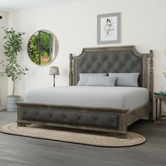 Vintage Furniture Charleston Upholstered King Bed