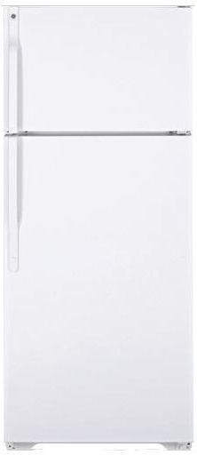 18.1 cu. ft. Top-Freezer Refrigerator with 3 Adjustable Glass and Wire Shelves, Dairy Center, Upfront Temperature Controls, NeverClean Condenser and Deluxe Quiet Design: White