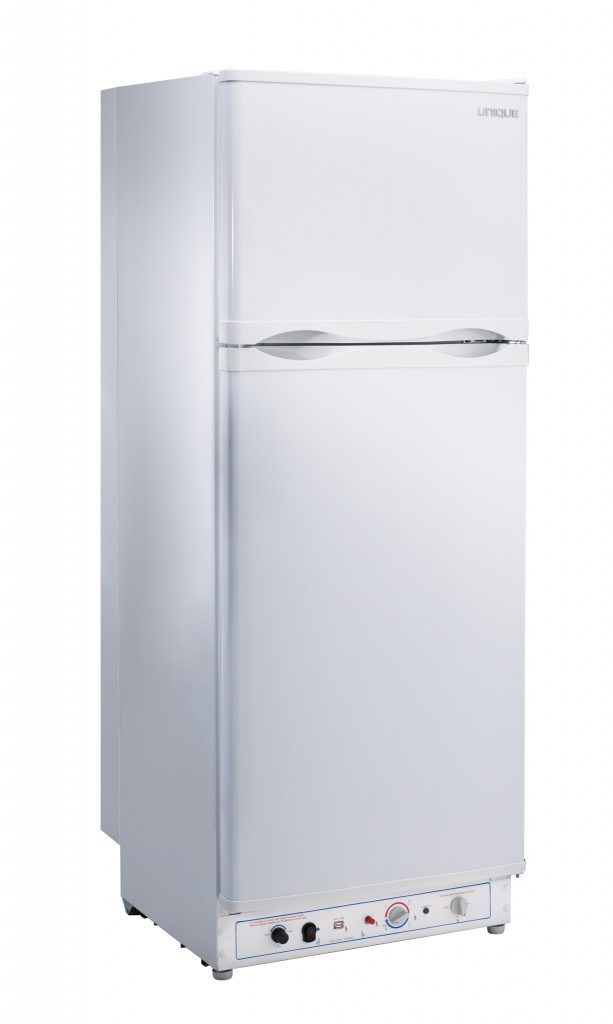Unique® Appliances 9.7 Cu. Ft. White Standard Depth Freestanding Liquid Propane Top Freezer Refrigerator