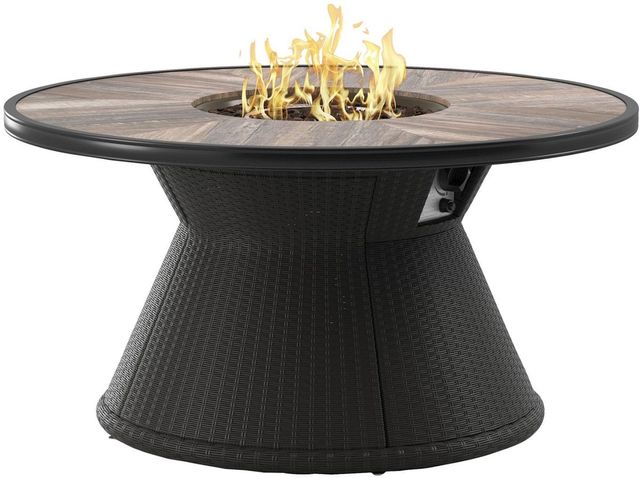 Signature Design by Ashley® Marsh Creek Brown Round Fire Pit Table
