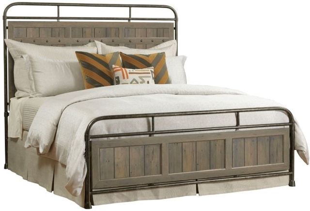 Kincaid® Mill House Anvil Brown Folsom Queen Metal Bed-0