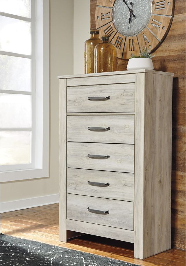 Signature Design by Ashley® Bellaby Whitewash Chest 4