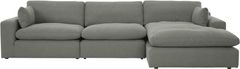 Benchcraft® Elyza 3-Piece Smoke Right-Arm Facing Sectional with Chaise
