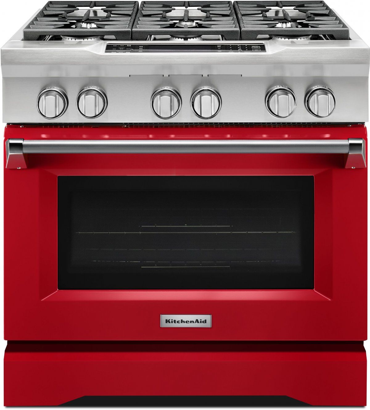 kitchenaid commercial style dual fuel range