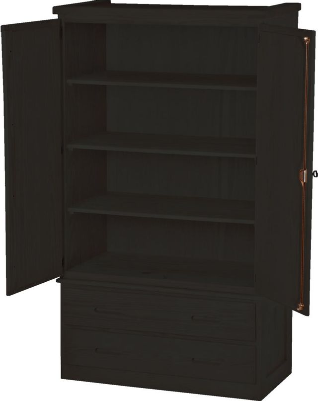 Crate Designs™ Espresso Shelf Armoire 0