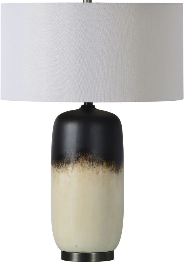 Renwil® Studio Line-Vision Black & Cream Table Lamp 1