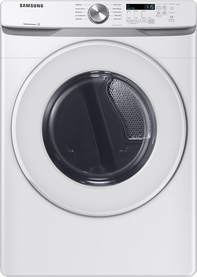 Samsung 7.5 Cu.Ft White Electric Dryer