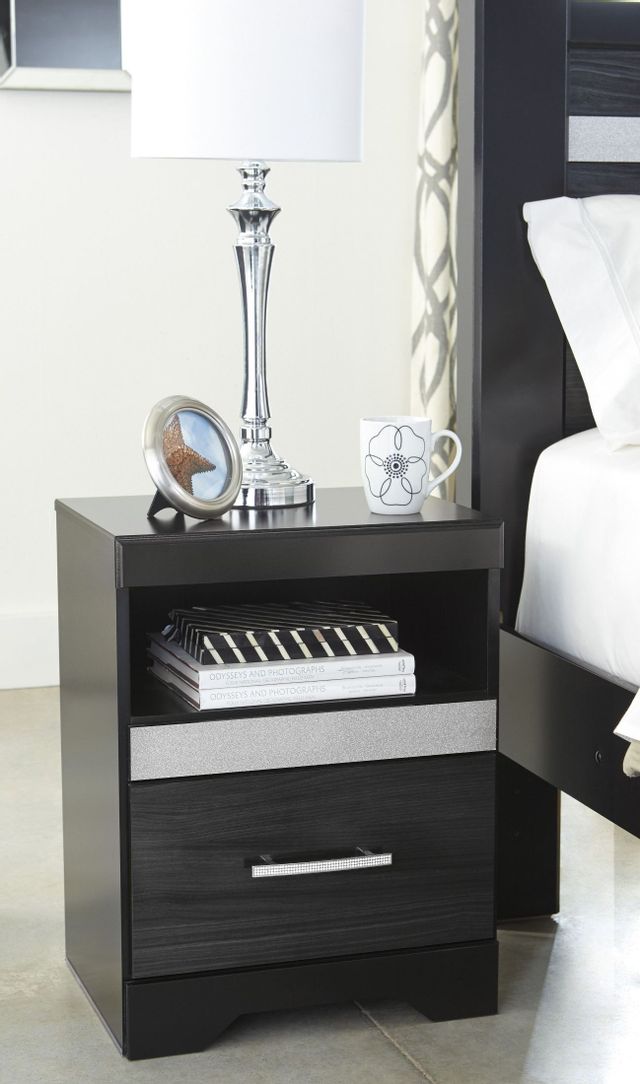 Signature Design by Ashley® Starberry Black Nightstand 1