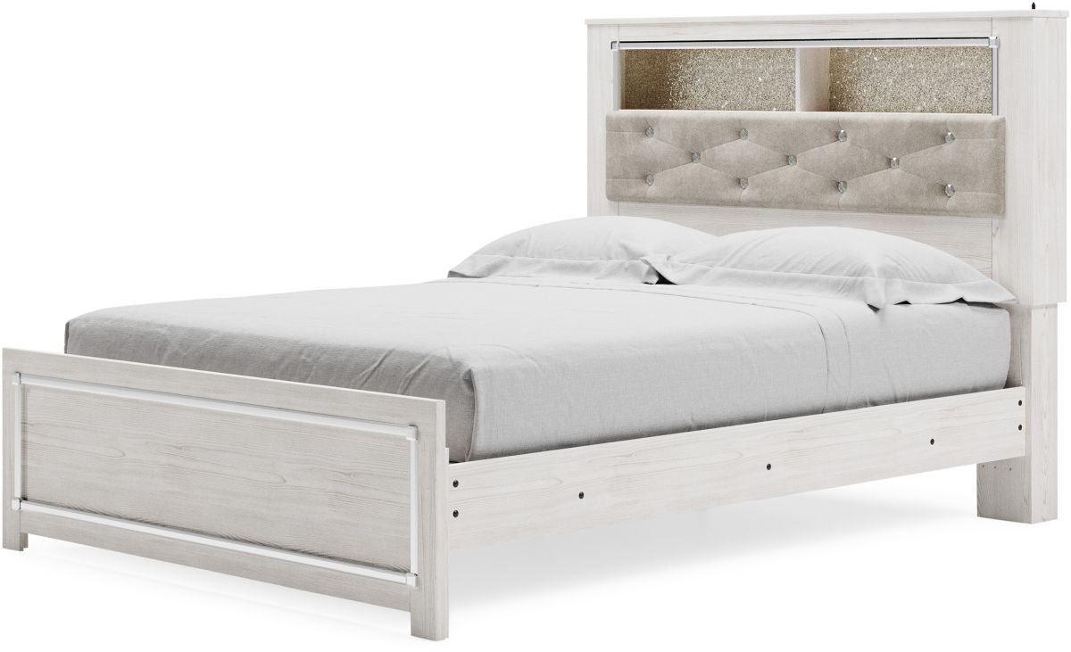 Signature Design By Ashley® Altyra White King Panel Bookcase Bed | Van ...