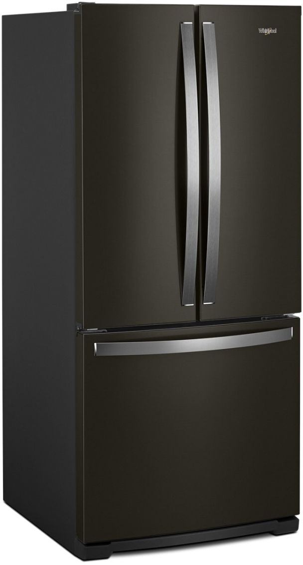 Whirlpool® 19.7 Cu. Ft. Fingerprint Resistant Black Stainless French Door Refrigerator 1