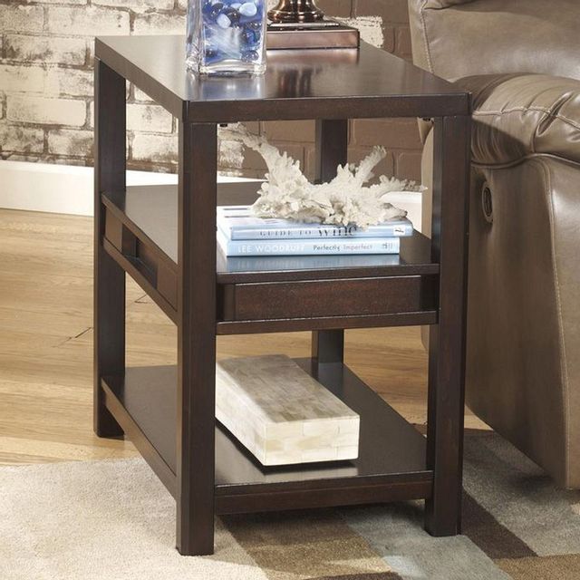 Signature Design by Ashley® Templenz Brown Chair Side End Table 1