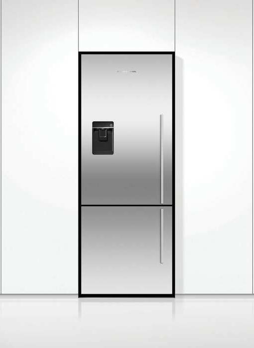 Fisher & Paykel Series 7 13.5 Cu. Ft. Stainless Steel Counter Depth Bottom Freezer Refrigerator 13