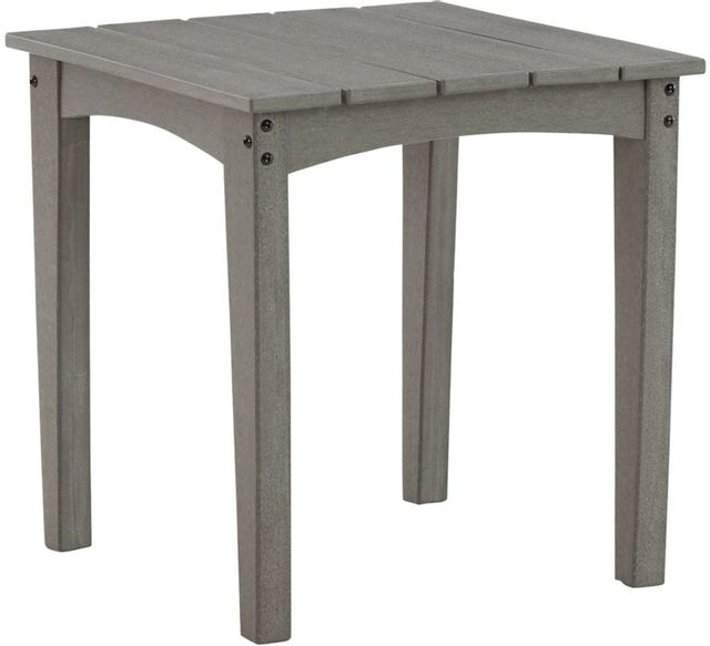 Signature Design by Ashley® Visola 3-Piece Gray Outdoor Table Set 2