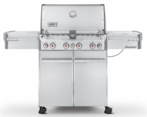 Weber® Summit® S-470™ 66" Stainless Steel Gas Grill 1