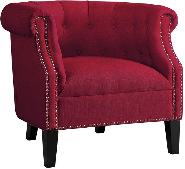 Mazin Furniture Karlock Red Accent Chair