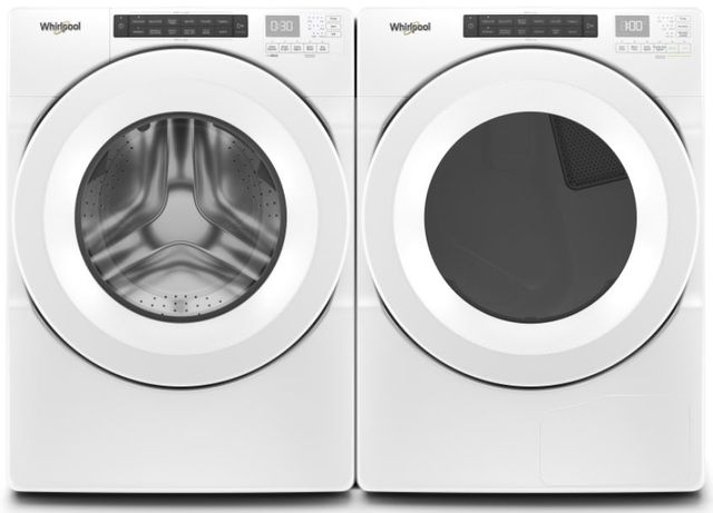 Whirlpool® White Front Load Laundry Pair 0