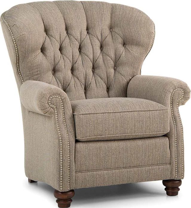 Smith Brothers 522 Collection Taupe Stationary Chair 0