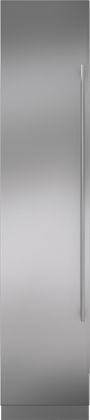 Sub-Zero® 18" Stainless Steel Column Door Panel with Tubular Handle - Left Hinge