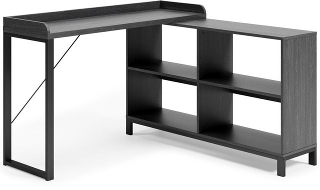 Signature Design by Ashley® Yarlow Black Home Office L-Desk 0