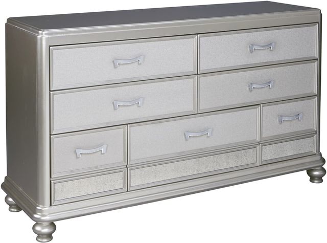 Signature Design by Ashley® Coralayne Silver Dresser and Mirror-1