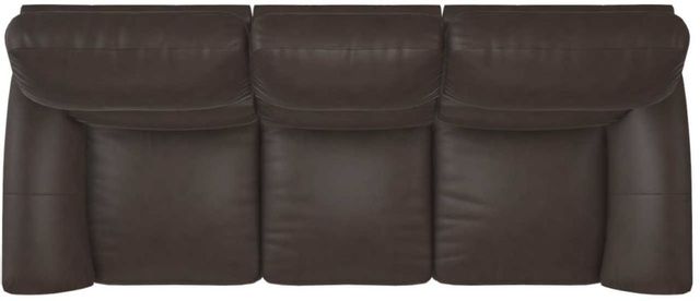 La-Z-Boy® Reese La-Z Time® Leather Dark Brown Full Reclining Sofa 1