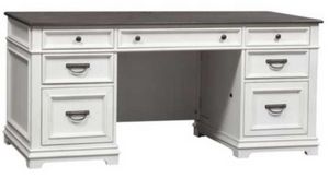 Liberty Allyson Park Wirebrushed White Credenza