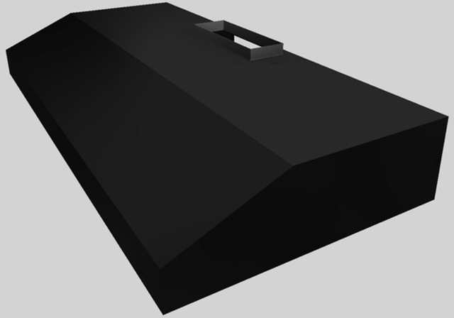 Vent-A-Hood® K Series 42" Black Under Cabinet Range Hood 2