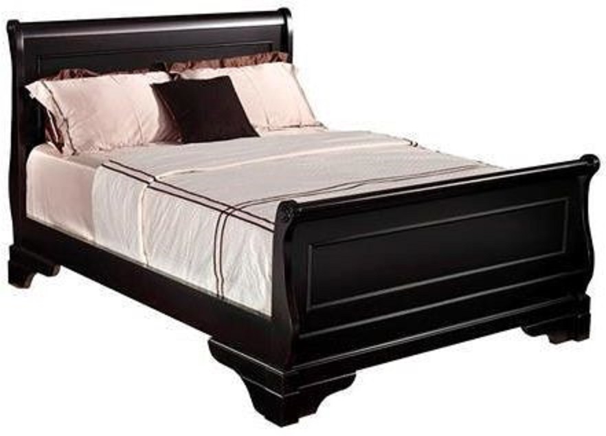 New Classic® Furniture Belle Rose Black Cherry Queen Sleigh Bed