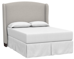 Bassett® Furniture Custom Upholstered Paris Gray Twin Bed Headboard