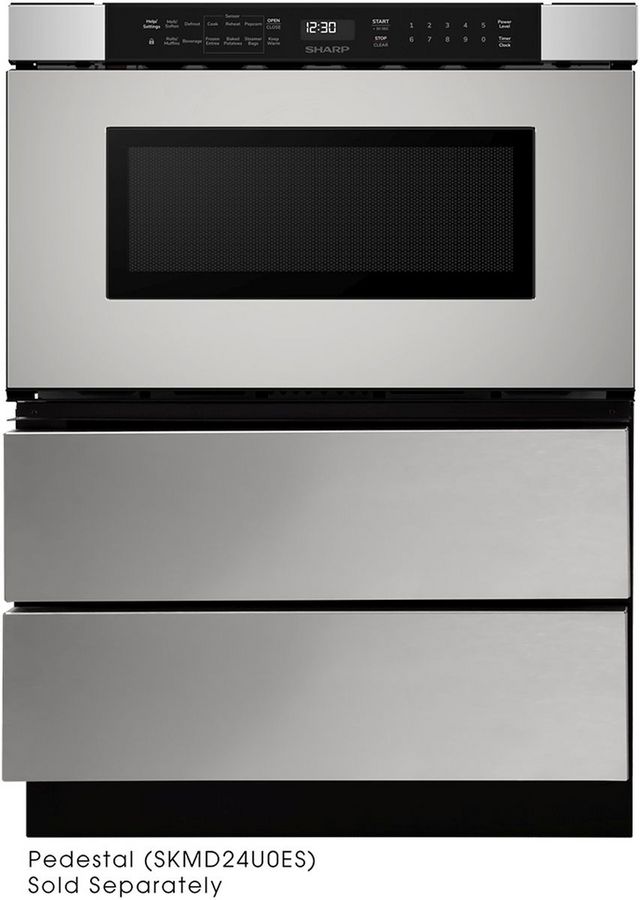 Sharp® 1.2 Cu. Ft. Stainless Steel Microwave Drawer™ -2