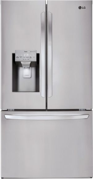 LG 22.1 Cu. Ft. PrintProof™ Stainless Steel Counter Depth French Door Refrigerator