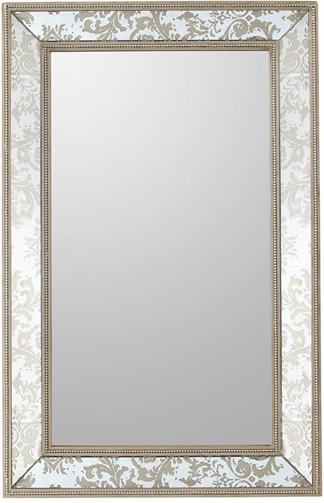 A & B Home Silver/Gold Wall Mirror-0