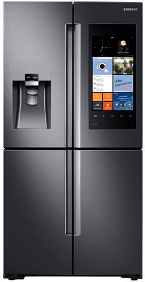 Samsung 28.0 Cu. Ft. 4-Door Refrigerator-Black Stainless Steel