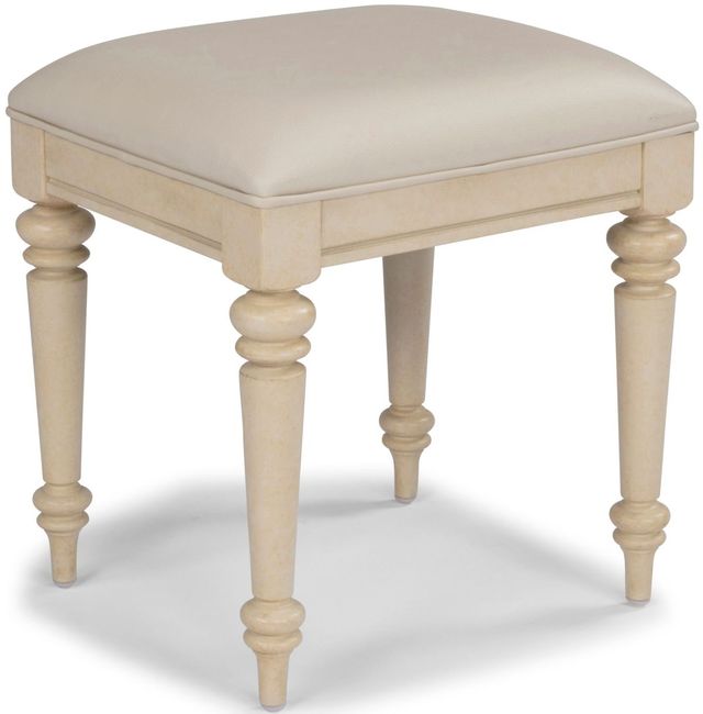 homestyles® Chambre Antiqued White Vanity Bench-2