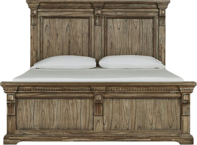 Signature Design by Ashley® Markenburg Brown Queen Panel Bed | Big ...