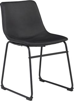 Chaise d'appoint Centiar en tissu noir Signature Design by Ashley®