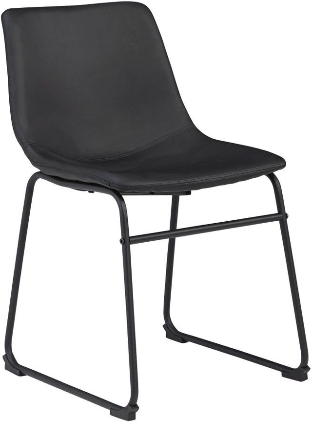 Chaise d'appoint Centiar en tissu noir Signature Design by Ashley® 0