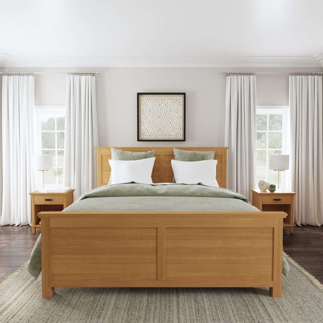 homestyles® Oak Park 3-Piece Brown King Panel Bedroom Set-3