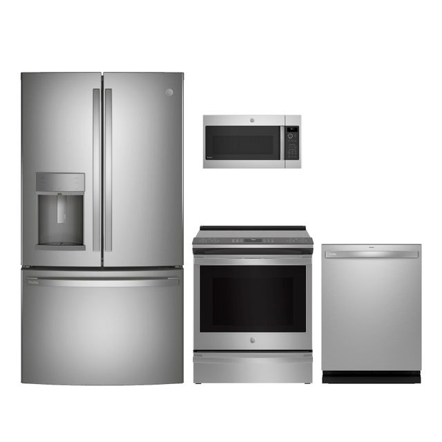 GE Profile  4 Piece Stainless Steel Kitchen Package