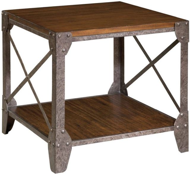 Signature Design by Ashley® Shairmore Rustic Brown End Table 0