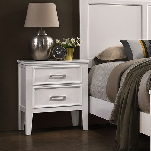 New Classic® Home Furnishings Andover White Nightstand
