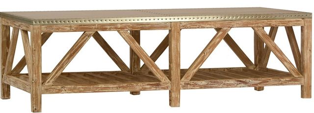 Dovetail Furniture Clifton Brown Coffee Table