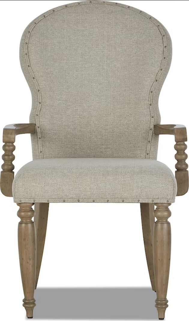 Klaussner® Nashville Taupe Upholstered Arm Chair-1