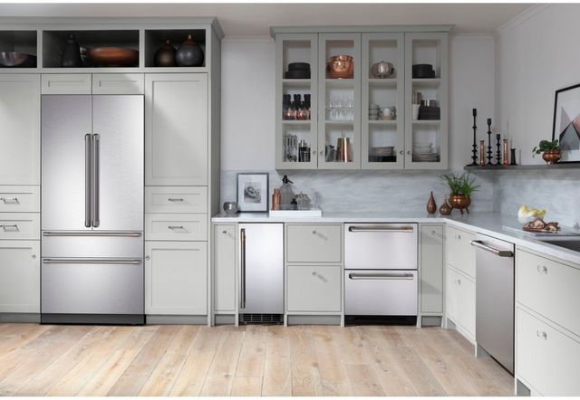 Café™ 20.1 Cu. Ft. Stainless Steel Built In French Door Refrigerator 5