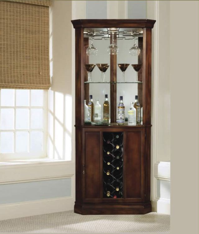 Howard Miller® Piedmont Rustic Cherry Wine & Bar Cabinet 2