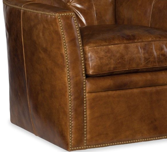 Hooker® Furniture CC Conner Brown Swivel Chair-1