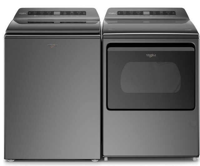 Whirlpool® 6.1 Cu. Ft. Chrome Shadow Top Load Washer 6