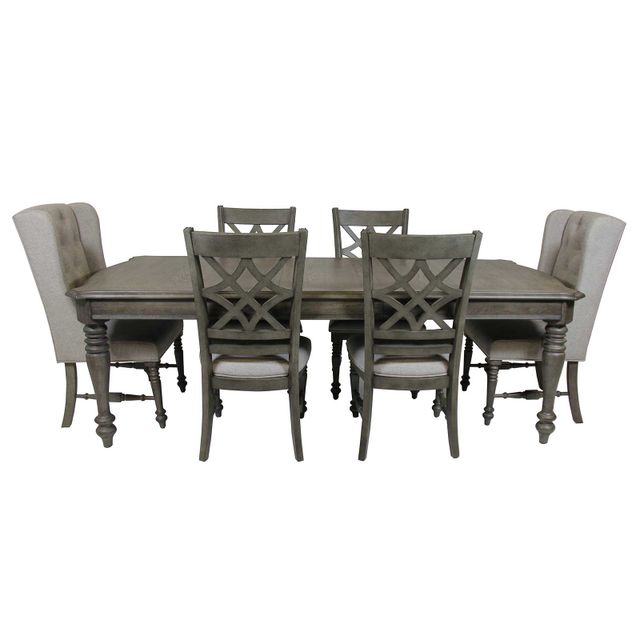 Avalon Furniture Vienna Dining Table, 4 Side Chairs, and 2 Host Chairs-0