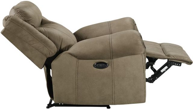 Elements International Sorrento Brown Power Glider Recliner | Bob Mills ...