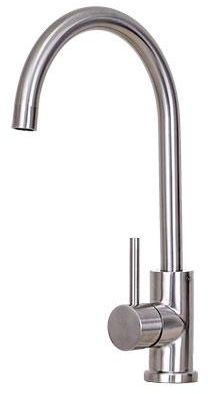 E2 Stainless Hammond Single Handle Gooseneck Kitchen Faucet